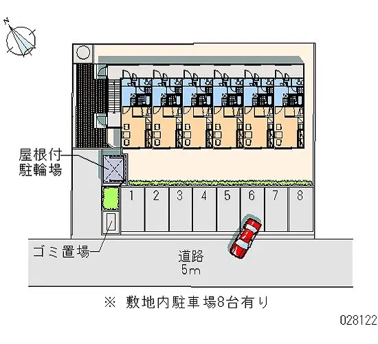 ★手数料０円★札幌市北区新琴似三条１丁目　月極駐車場（LP）